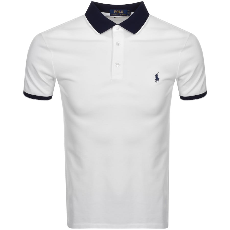 Alternative Image for ProductRalph Lauren Slim Fit Polo T Shirt White1